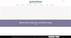 Desktop Screenshot of entrena-abogados.com