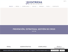 Tablet Screenshot of entrena-abogados.com